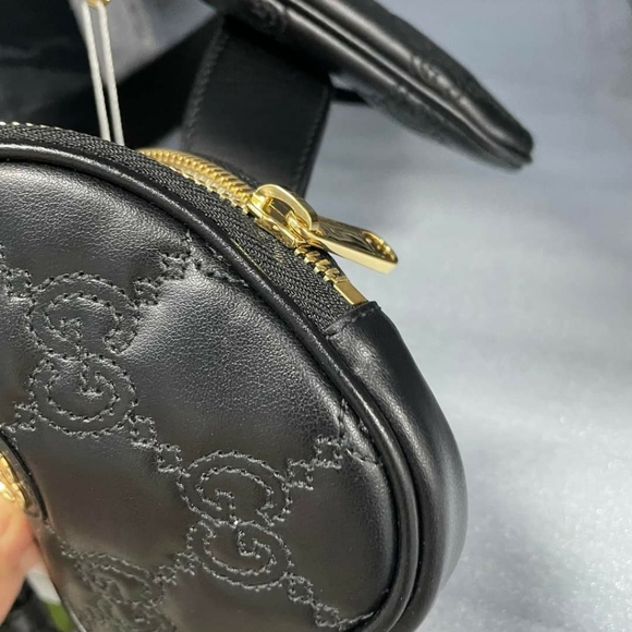 100% Authentic Gucci GG Matelasse Utility Belt Bag 85/34 - Picture 9 of 12